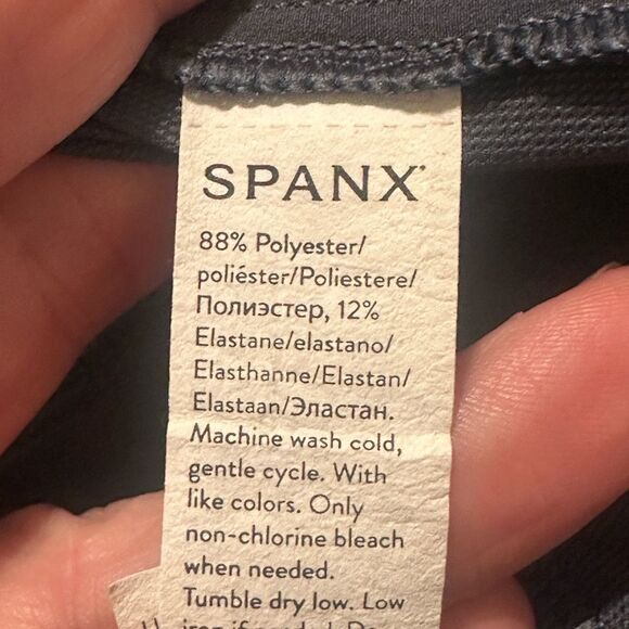 SPANX Out of Office Shorts Pull On Athletic Casual Gray XL - Picture 12 of 14